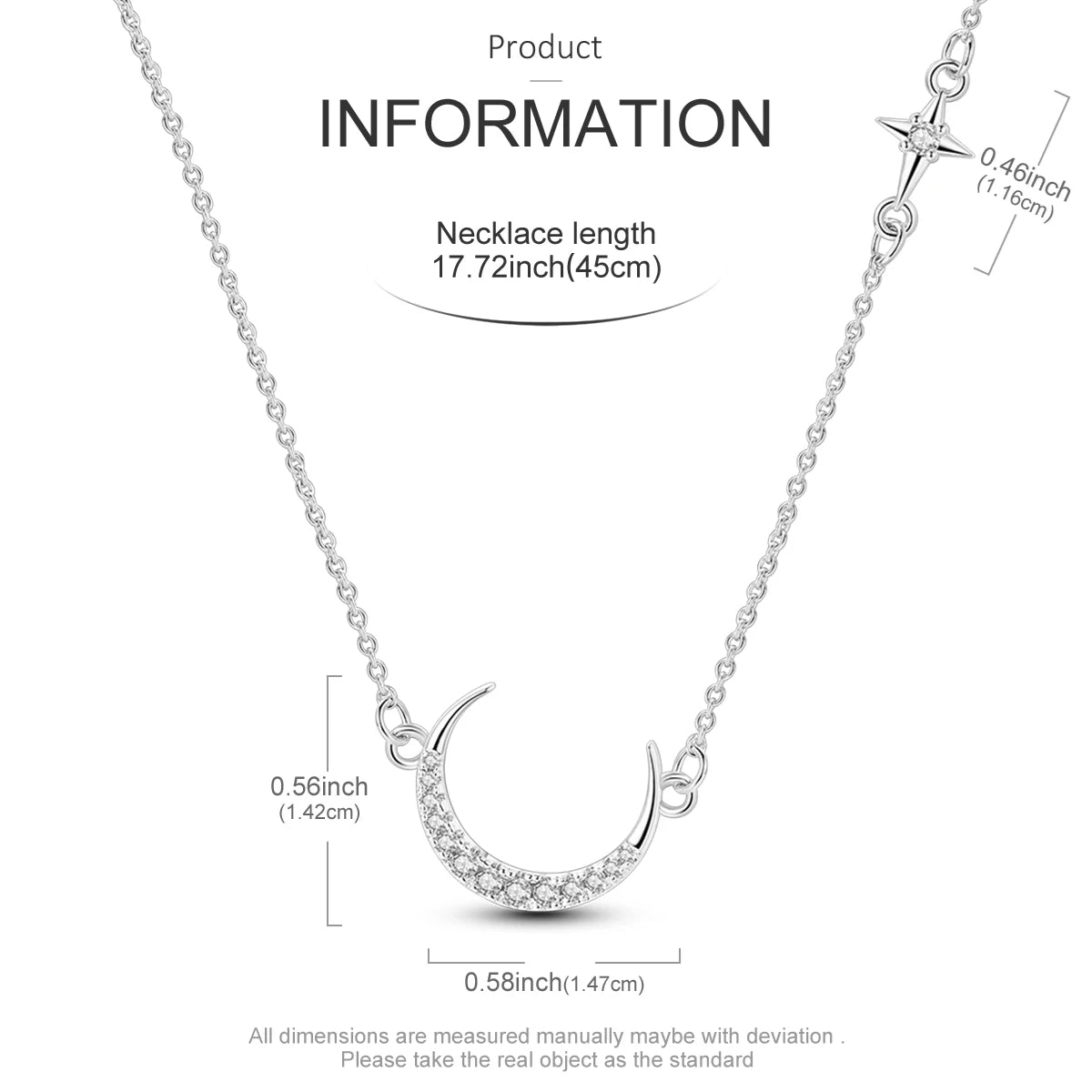 Celestial Crescent Moon Necklace