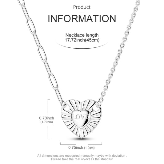 Radiant Love Heart Necklace