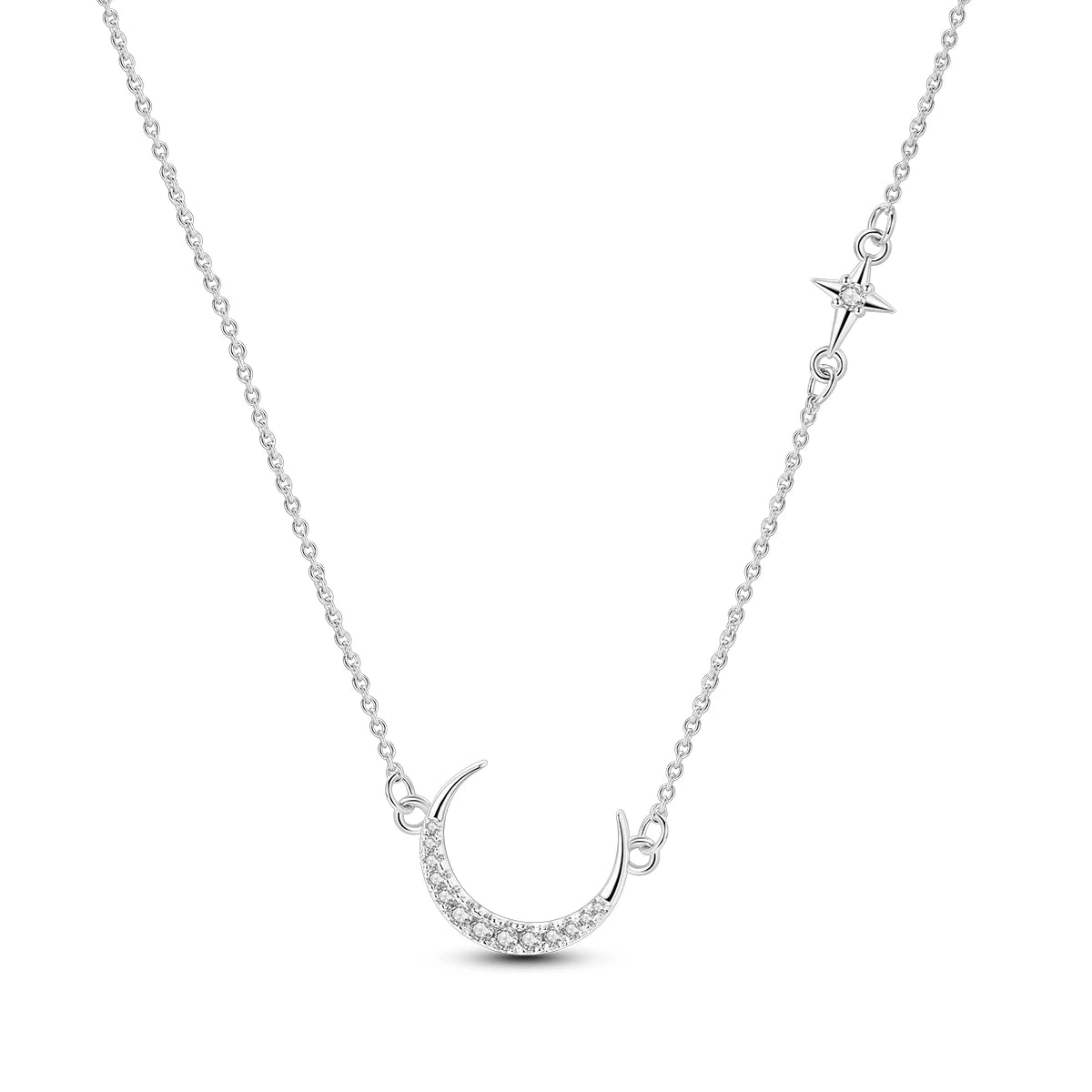 Celestial Crescent Moon Necklace