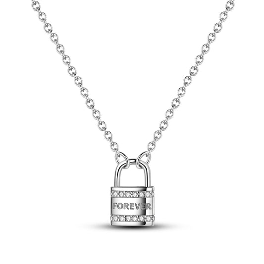 Forever Padlock Necklace