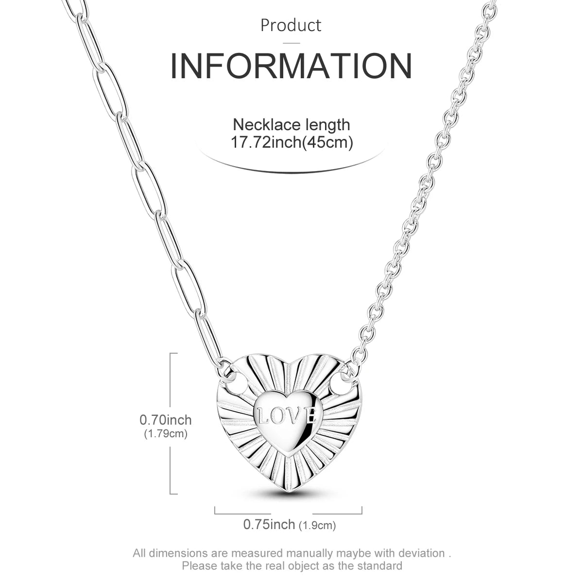 Radiant Love Heart Necklace